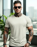 T-shirt Muscle Basic Bege